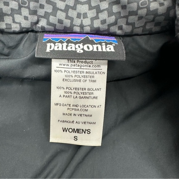 Patagonia size Small Black & Gray Geoharmony Jacket - Picture 9 of 13